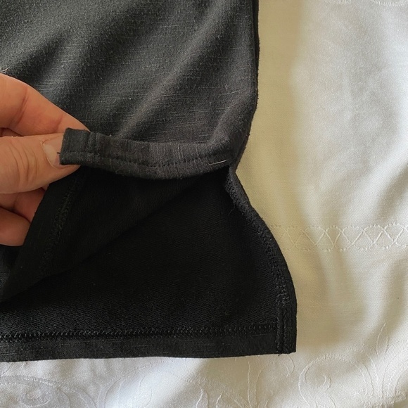 PINK Victoria's Secret Women's Long Sleeve 1/4 Zip Hoodie Tee Black‎ Size Medium - Picture 6 of 11